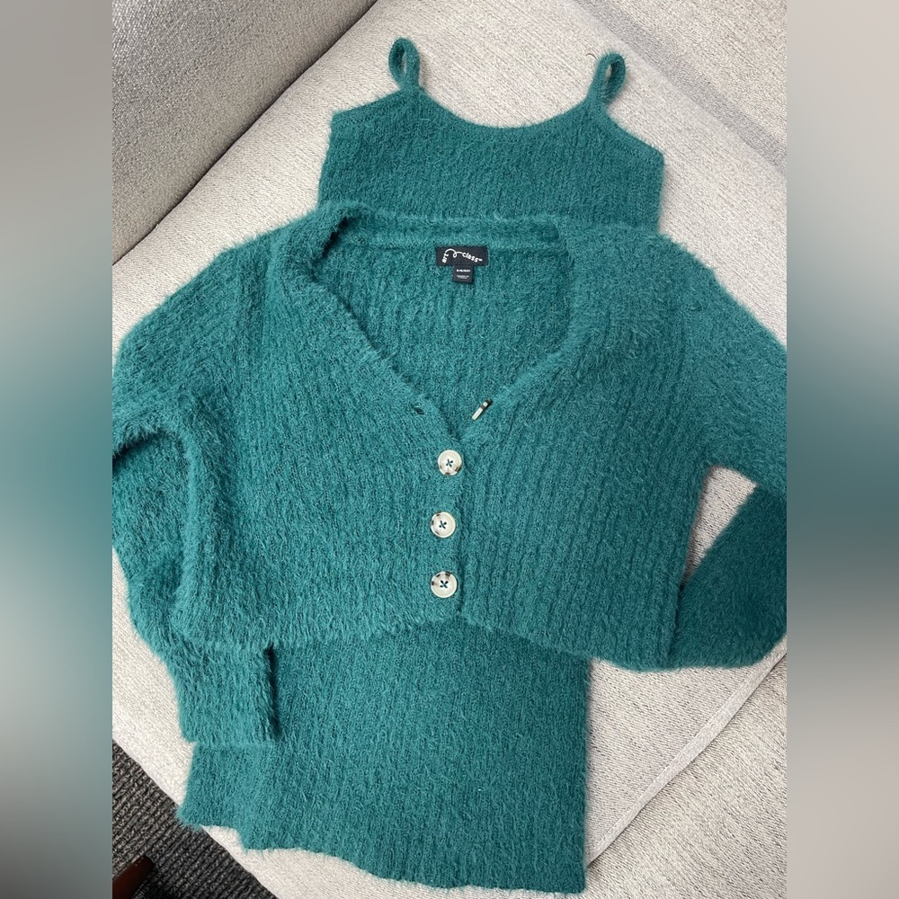 NWT Art Class 2 piece dress w/ cardigan